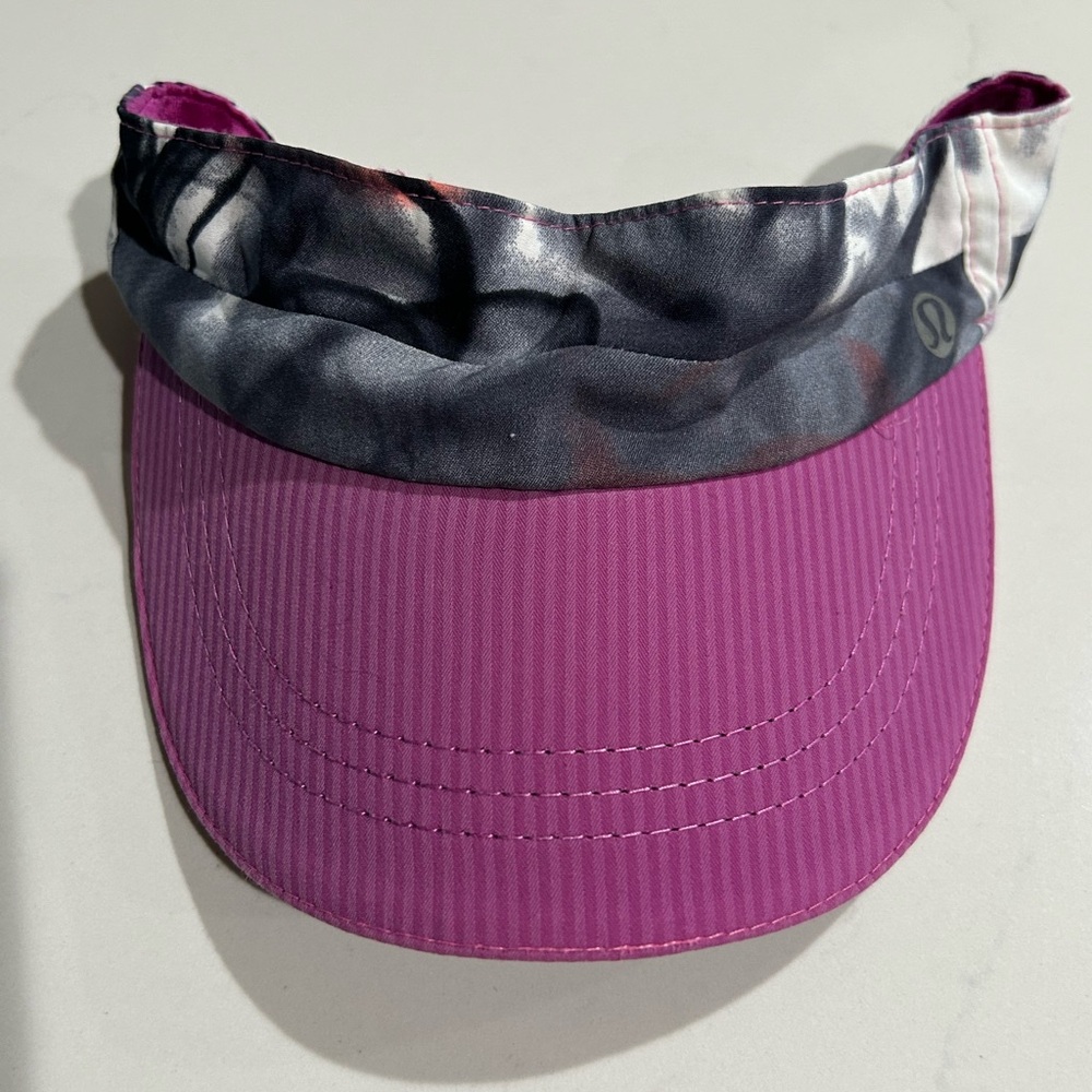 lululemon athletica Pink and Black Women's Visor